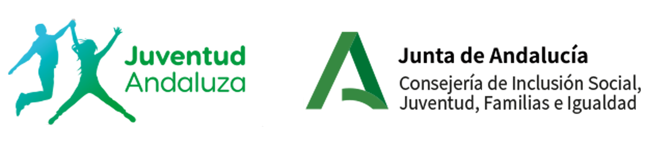 Logos Juventud Andaluza y Junta de Andalucía